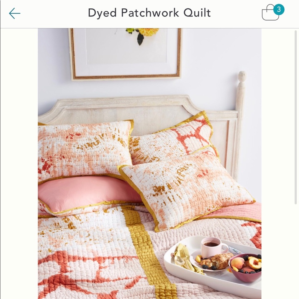 ISO Anthropologie Dyed Patchwork Quilt